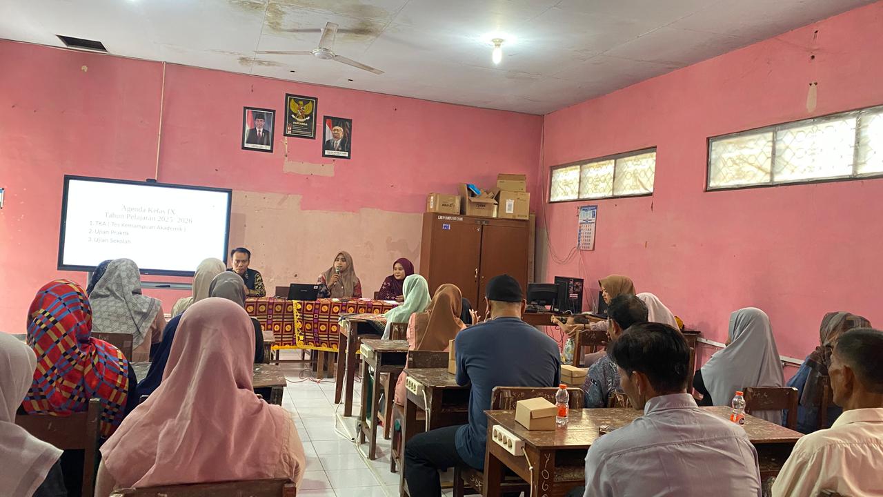 Sosialiasi TKA dan SAJ Kelas IX TA 2025/2026